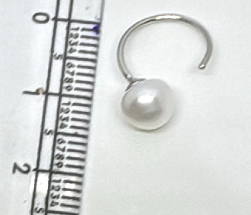 Silver pearl Earring 3 Silver Pearl Earrings